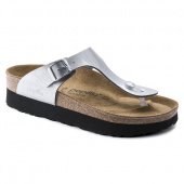 Обувь ортопедическая Papillio Gizeh Birko-Flor Metallic Silver