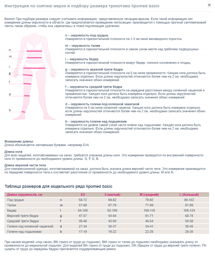Компрессионный трикотаж lipomed basic.png