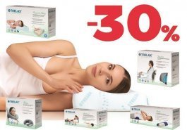 -30% на подушки для сна и отдыха Trelax
